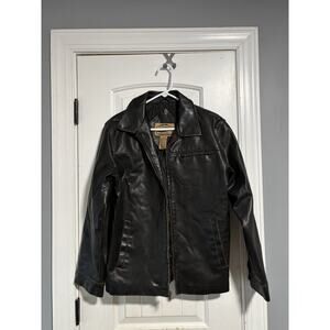 Vintage Whispering Smith ~ Men's‎ Leather Jacket ~ Size L 14-16